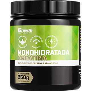 CREATINA (250g) MONOHIDRATADA - GROWTH SUPPLEMENTS