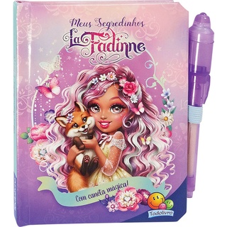 Livro diário meus segredinhos La fadine+caneta mágica