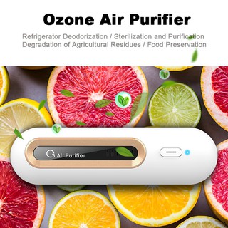 Desinfecção De Geladeira Ozone Desodorizador Carregamento Usb (1)