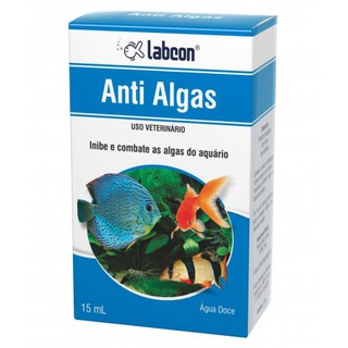 Alcon Labcon Anti Algas 15ml Combate Em Aquário De Água Doce
