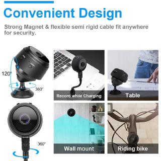 Media 1080p Hd Mini Câmera Ip Wifi Filmadora De Segurança Sem Fio Em Casa Dvr Visão Noturna Media (7)