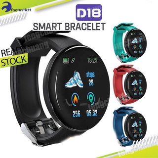Smartwatch novo iwo relógio inteligente d18s redondo com assar fitness / bluetooth fantastic