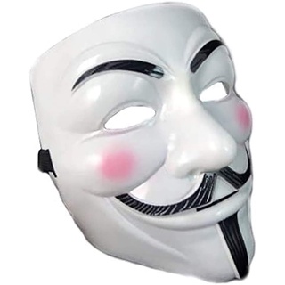 Máscara V De Vingança Anonymous Festa Fantasia Cosplay Zangado Anonimous Halloween (4)