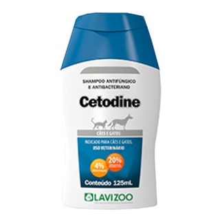 Cetodine 125ml Shampoo Dermatologico Cetoconazol - Lavizoo