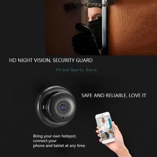 🔥 Tendência 🔥【 Em Estoque】 Mini Câmera Ip Sem Fio Wifi 1080P Hd Infravermelho Night Vision Home Security (8)