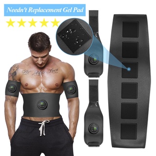 Estimulador muscular abdominal Ems Trainer Belt Support Stimulation Electro Muscular Body Slimming Massager Physical Conditioning Equipment USB