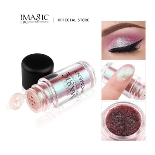 IMAGIC Lançamento Sombra de Olho com Glitter Metálico / Pó Solto à Prova D’água / Pigmento Brilhante Colorido Maquiagem (1)