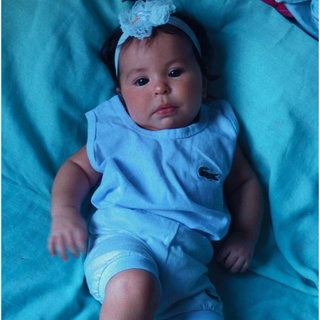 Conjunto Short + blusa Lacoste bebê Roupa de bebê Roup de bebê Lacoste kids tapa fralda bebe (4)