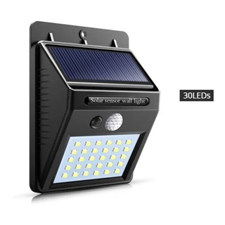 Luminária Balizador Parede 30-100 Leds Solar e Sensor de Presença (3)