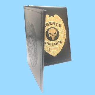 Carteira Porta Funcional Luxo Agente Vigilante ( Brasão Americano ) (2)