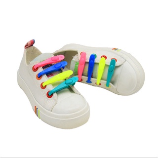 [Discount] 1pcs Cadarços De Silicone Elástico Para Sapatos Esportivos Crianças E Adultos (2)