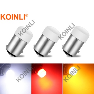 KOINLI 2021NEW waterproof High Bright 1156 Led BAY15D 1157 Brake Bulb Reverse Light BA15S P21W P21/5W S25 R10W 9SMD 3014 Rear Stop Car Indicator Clearance Lamp Parking Light Turn Signal Tail Light Auto Car Motorcycle Peanut Bulb DC12V White Red Yellow
