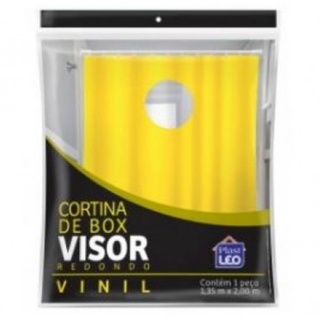 Cortina de Box Visor Redondo Vinil 1,35m x 2,00m