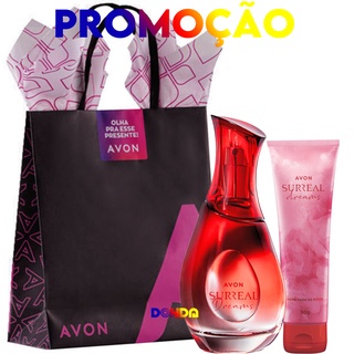 Kit Presente Perfume Feminino Surreal Dreams 75ml + Creme Hidratante para as Mãos 50g Avon - Original - Promoção - Dia das Mães (1)