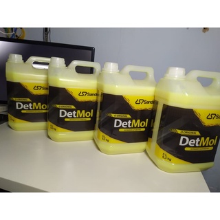 DetMol caixa fechada 4 galões de 5L - Detergente neutro shampoo Sandet