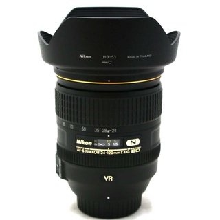 Lente Nikon Nikkor AF-S 24-120mm f/4G ED VR com Parasol Seminova