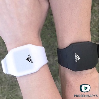 PRR Relógio Nike Adidas Eletrônico com LED Simples Esportivo Masculino Feminino Academia Corrida