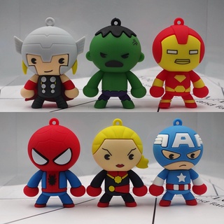 Brinquedos Vingadores Superhero Anime Spiderman Hulk Thor Loki Blocos Crianças