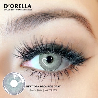 Dorella 1 Par (2 Pcs) Nova Moda Lentes New York Cor Suave Cosplay Eye De Contato Colorido Natural Olho Nobre Pupils (4)