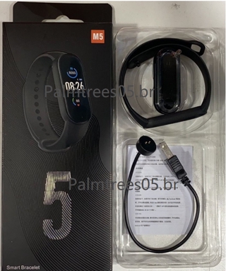 MI band 5 M5 Smartband Smartwatch Relógio Inteligente coloca foto na tela PK M3 M4 M6