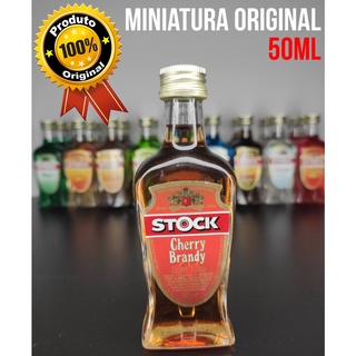 Mini Licor Stock Cherry Brandy 50ml Envio em 24 Horas Miniatura Lacrada Original Licor Fino