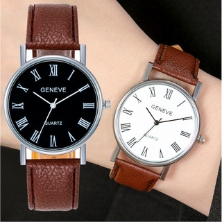 Relógio masculino vintage com pulseira de couro relógio de quartzo casual masculino