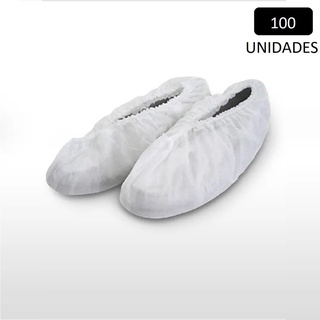 100 Pro Pé Tnt Prope Sapatilha Descartável Sapato - Pacote com 100 unidades