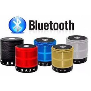 Kit 10 Mini Caixa De Som Portátil Bluetooth Ws-887 Com Rádio Fm