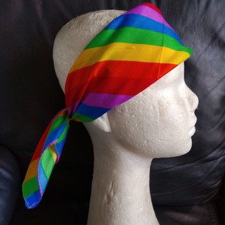 Lenço bandana arco-íris (bandeira LGBT+) (1)