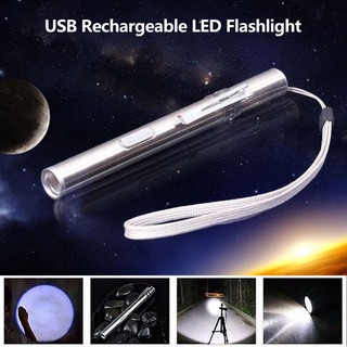 Lanterna LED Recarregável USB 500lm Ferramenta Cree