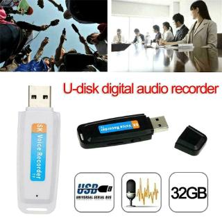Mini Caneta Usb Digital Espiã Oculta Gravador De Voz De Áudio Dictaphone 32GB Flash Drive