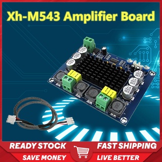 Xh-M543 Placa Amplificadora De Áudio Estéreo De Alta Potência 2x120W Módulo Amplificador DIY