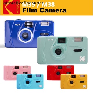 Asbr Novo-Kodak Vintage Retro M35 35mm Câmera De Filme Reutilizável Rosa Verde Amarelo Roxo (1)