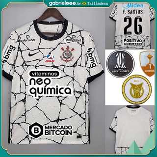 Masculino 2021 2022 Corinthians I Camisa Futebol I Personalizada Nome Numero