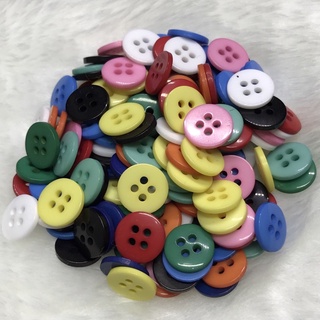 Botões Botão Colorido Roupas Artesanato Costura Patchwork com 10g aproximadamente 50 unidades