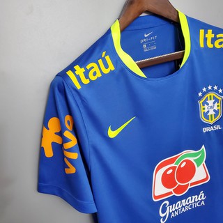 2020 Camisa De Futebol Brasil Treino Azul (6)