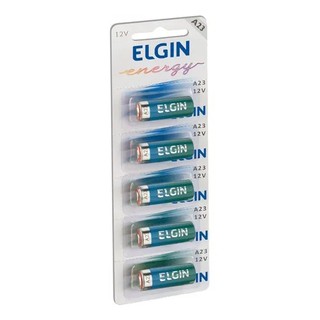 Pilhas Baterias Elgin 23a 12v A23 Alcalina 1 Cartela