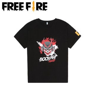 Camiseta Blood Demon/Free Fire 100% Algodão Preta