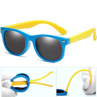 Óculos De Sol Unissex Flexível De Silicone Polarizados/De Segurança Para Meninos E Meninas/UV400