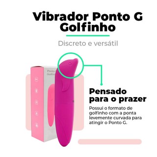 Vibrador Feminino GOLFINHO + PLUG ANAL C/ Pedra Sexy - KIT ERÓTICO SEX SHOP (4)
