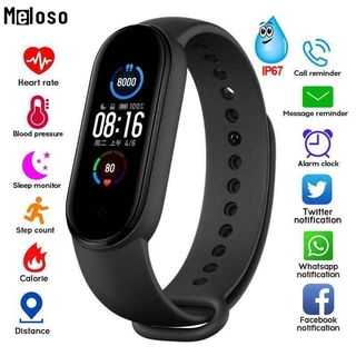 smartwatch m5 sport band fitness tracker digital calorie watch pedometer bluetooth bracelet smartband meloso (1)