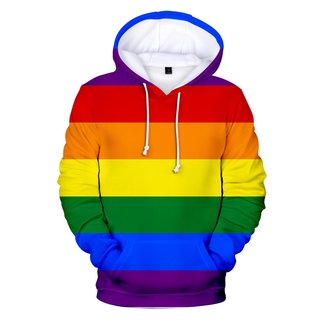 Lgbt Bandeira Do Arco Íris Hoodies Moletom Lé @ @ Sbi @ @ Cas Org @ @ Ulho Gay Colorido Rainbow Roupas Para Gay Home Decor Gay Friendly Lgbt Equity