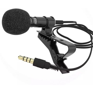 Mini Microfone De Lapela Profissional Plug P3 Stereo Celular