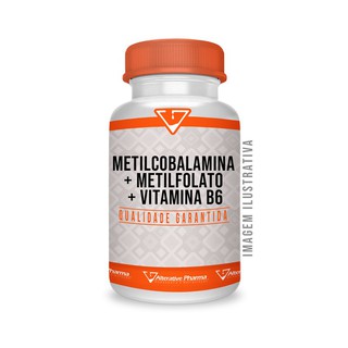Metilcobalamina 1mg + Metilfolato 1mg + Vitamina B6 15mg 45 Comprimidos Sublinguais