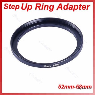 sup♖ 1PC Metal 52mm-58mm Step Up Filter Lens Ring Adapter 52-58 mm 52 to 58 Stepping