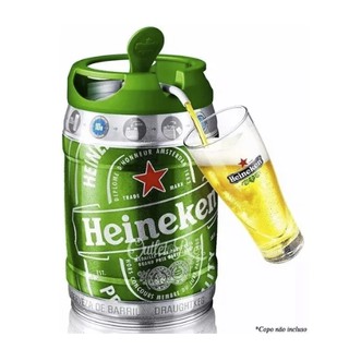 Barril Chopp Cerveja Heineken 5 Litros na promoção