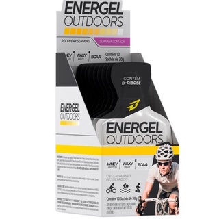 Gel de Carboidrato Energel Outdoors 10 Sachês Bodyaction Carb Up - Bcaa Waxy Maize Whey protein - Ciclismo!!