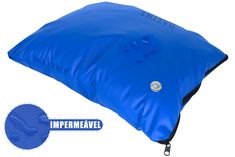 Capa Travesseiro 50 X 70 Cm Ziper Impermeável Hospitalar- Azul