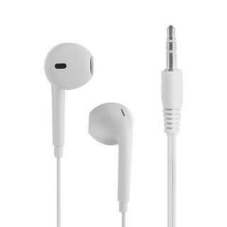 Fone De Ouvido Headset Android e iPhone P2 3,5 mm Silicone - Branco Fone De Ouvido emborrachado perfeito para escutar qualquer música em qualquer lugar bom bass p2