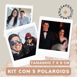 Polaroid Kit 5 Fotos - Qualidade Premium